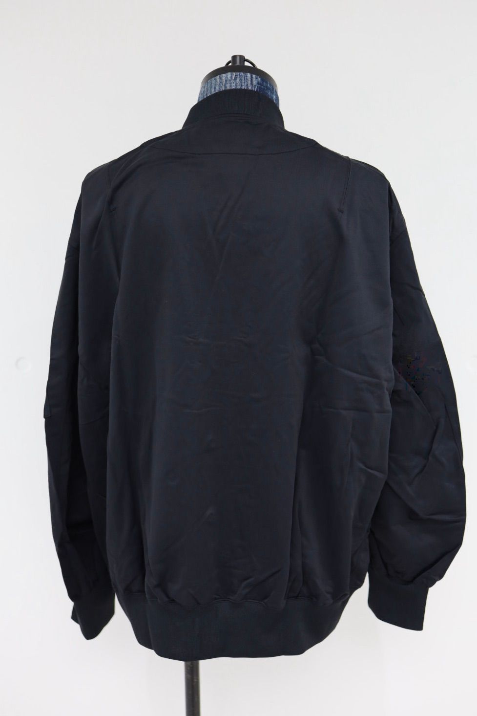 コムデギャルソンオム26SS 綿ナイロン裏毛カーディガン(HQ-T007-051)BLACK☆3月6日(金)発売！