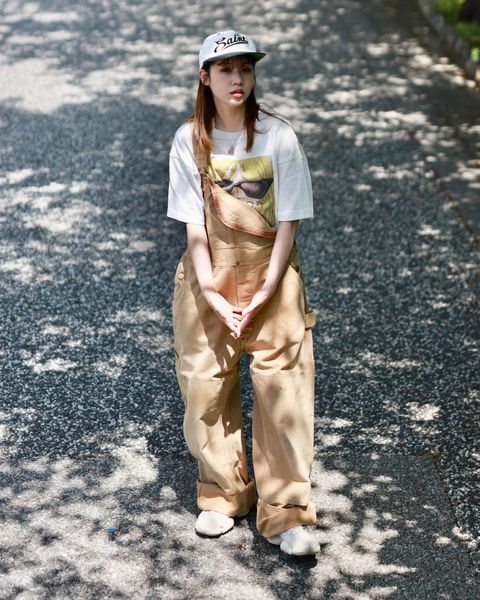 ©SAINT M×××××× DOUBLE KNEE OVERALLスタイル
