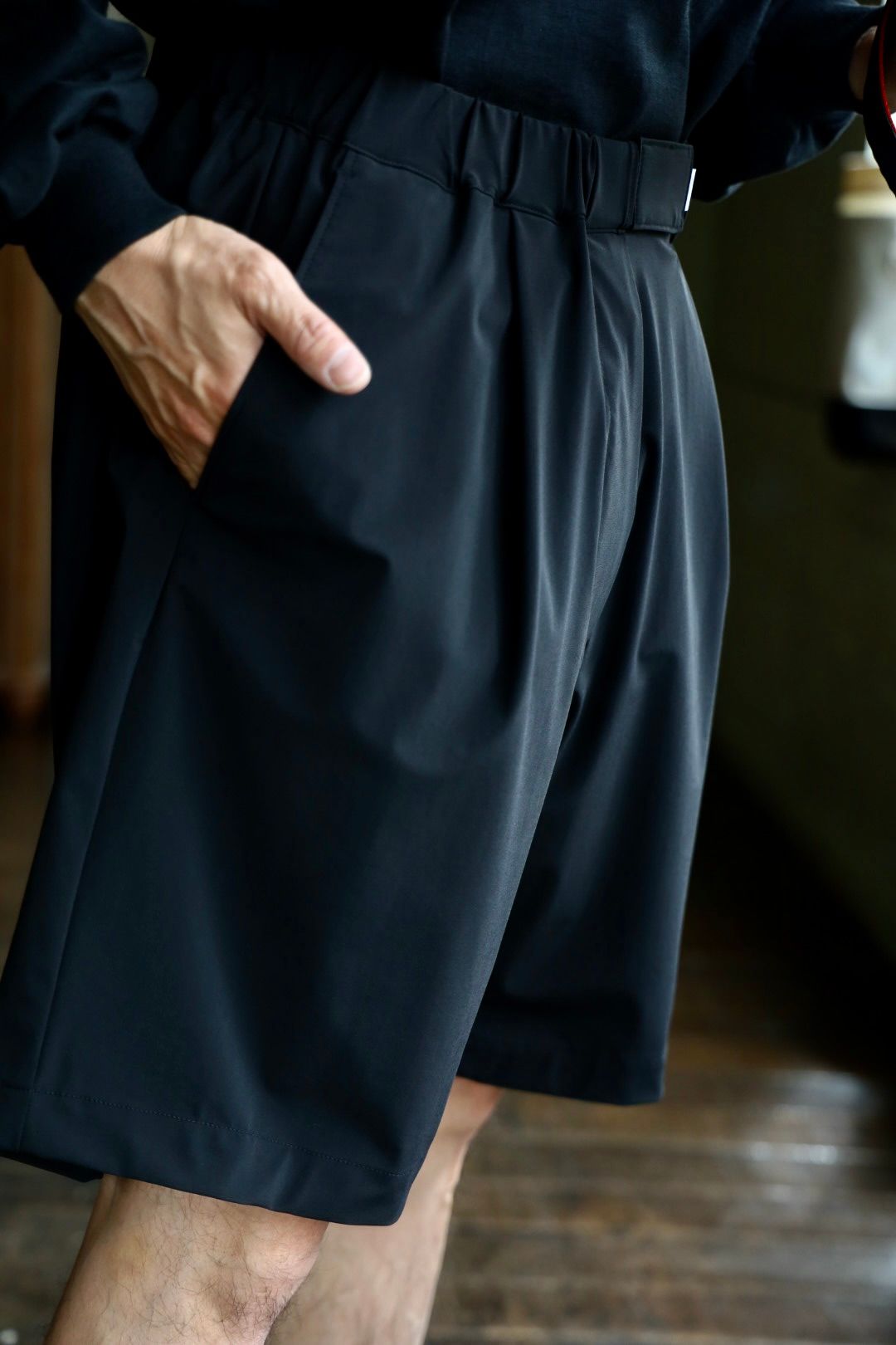 グラフペーパー 25SUMMER Flex Tricot Chef Shorts(GM252-40042)BLACK☆5月3日(土)発売！
