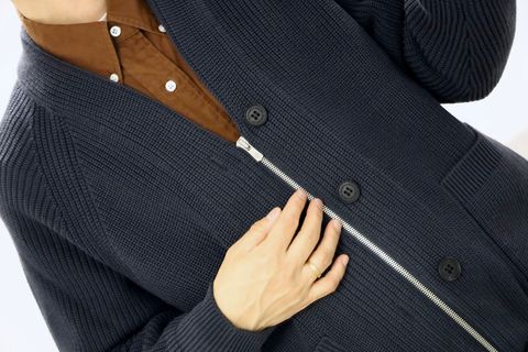 COMME des GARCONS HOMME 26FW BATONER ZIPカーディガンスタイル