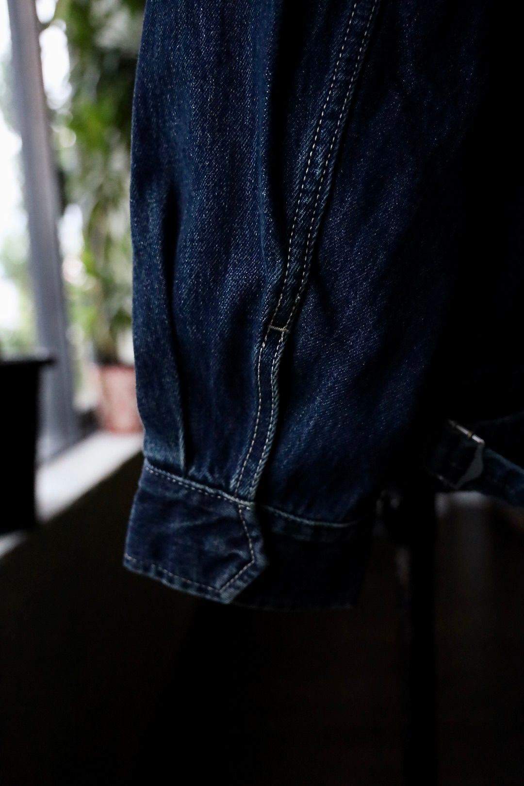 グラフペーパー Selvage Denim Zip Jacket(GU253-20056DB) INDIGO_DARK FADE