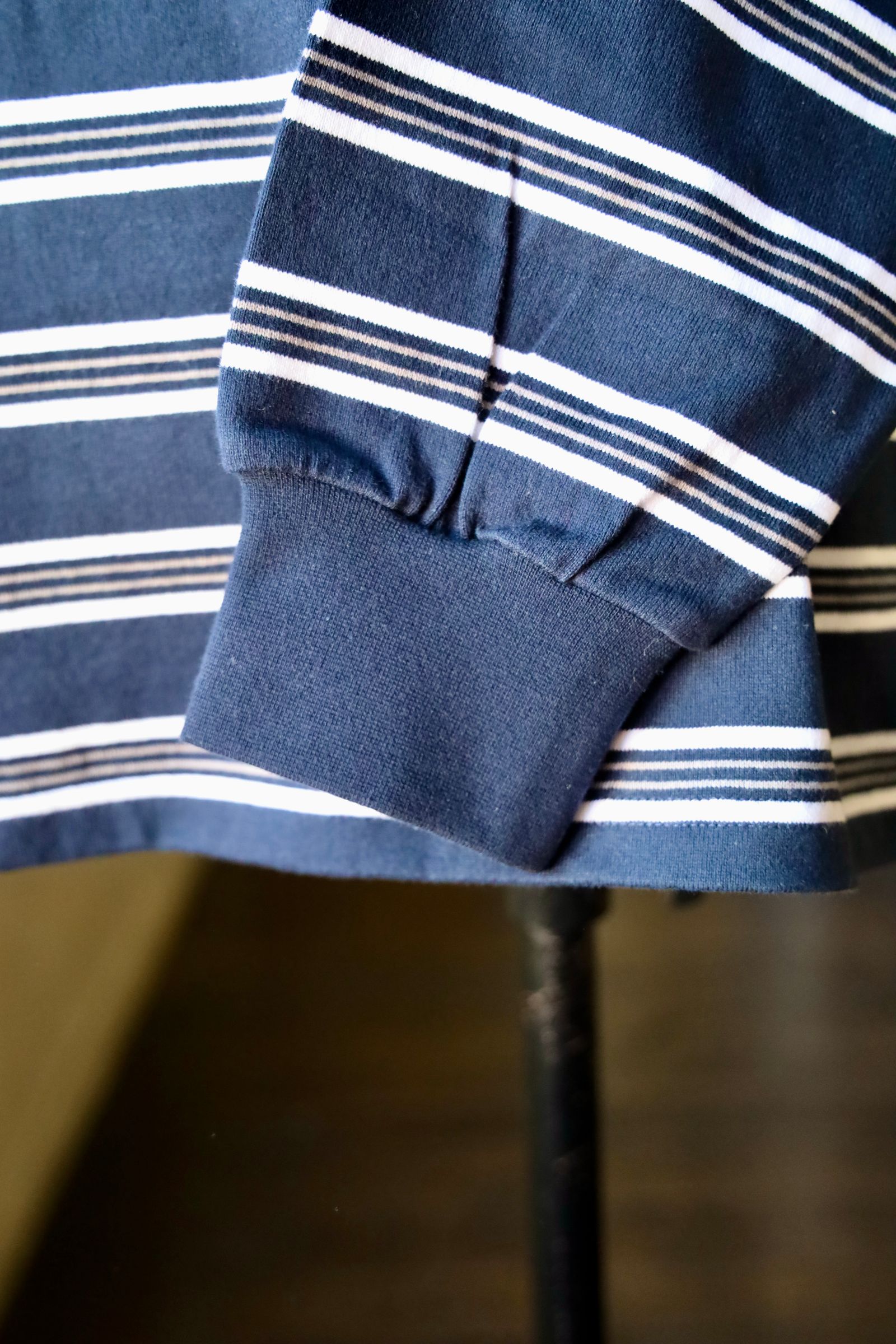 フレッシュサービス MULTI BORDER L/S TEE(FSC251-70120)NAVY