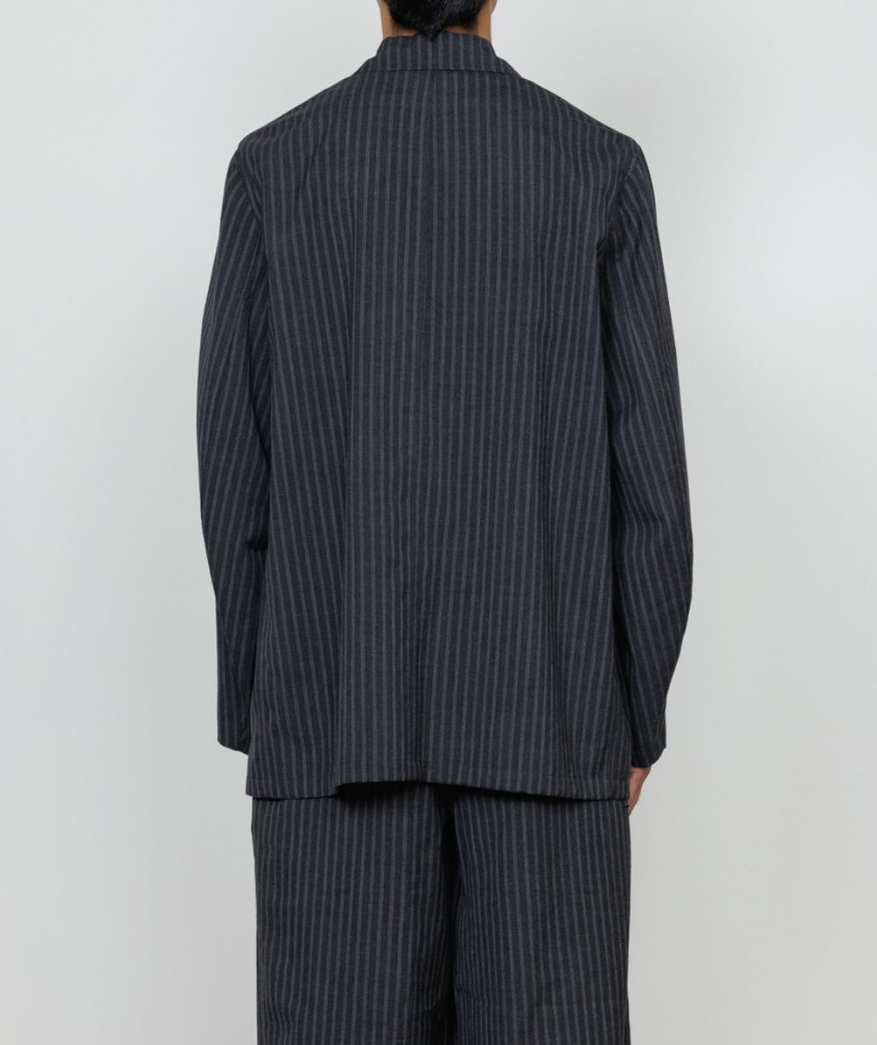 marka 26SS STROLL AROUND JACKET(M26A11SH02B)GRAY STRIPE☆新作発売！