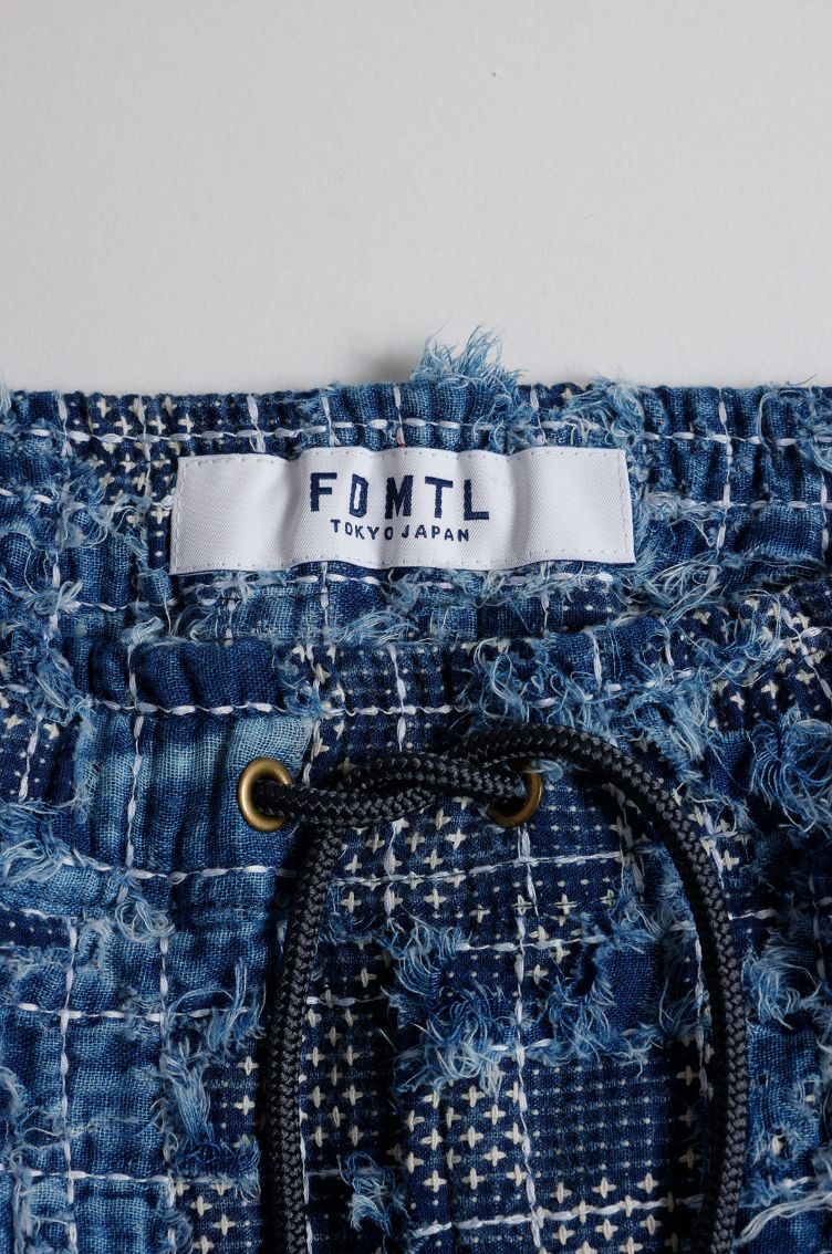 ファンダメンタル デニムパンツ BORO SASHIKO SHORTS (FA25/SPFD12)INDIGO