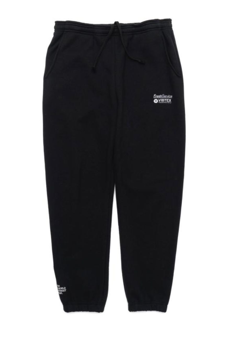 フレッシュサービス VIBTEX for FreshService SWEAT PANTS (BLACK)