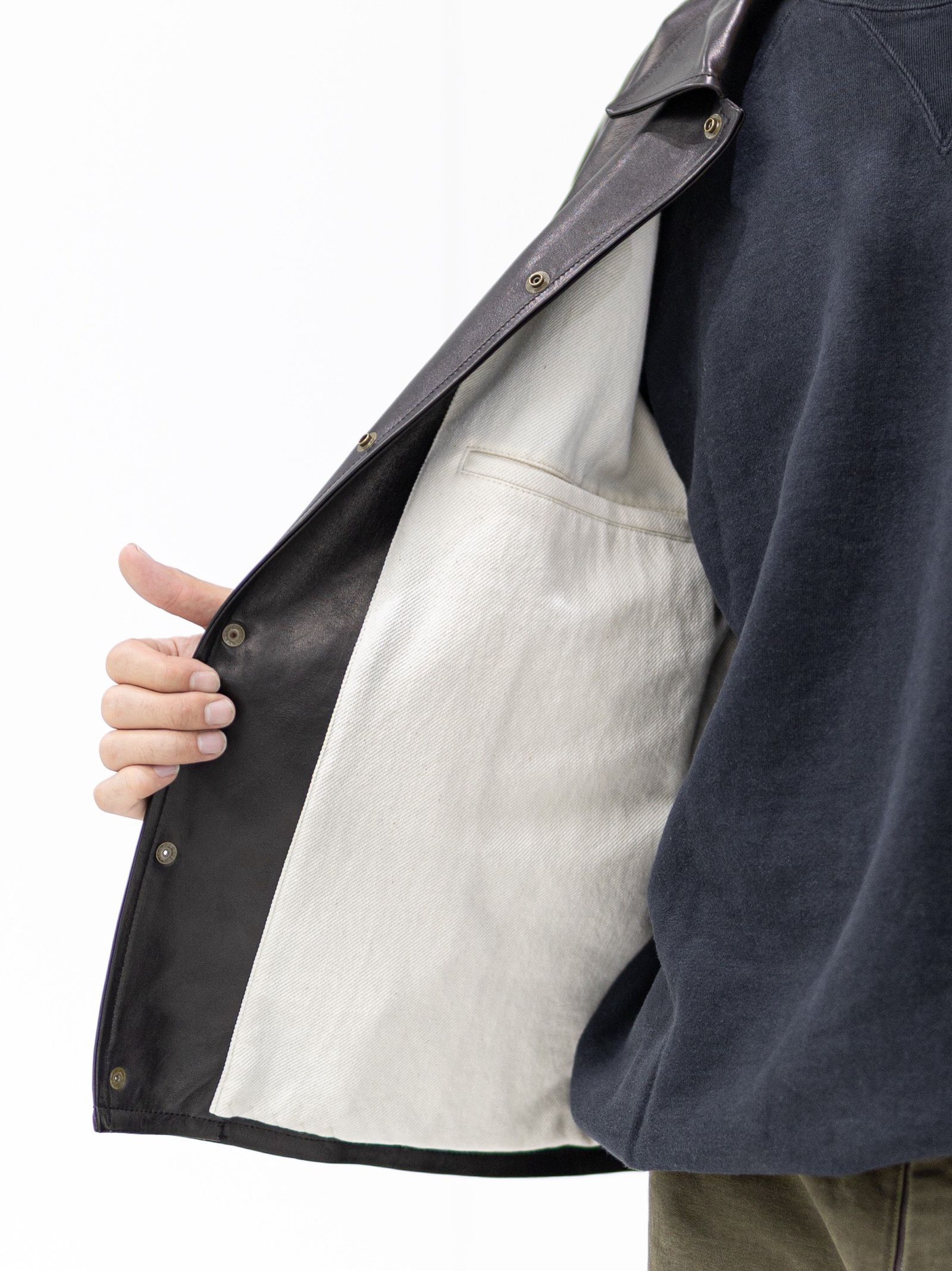 アプレッセ STYLE2 Leather Coach Jacket MARKスタイル