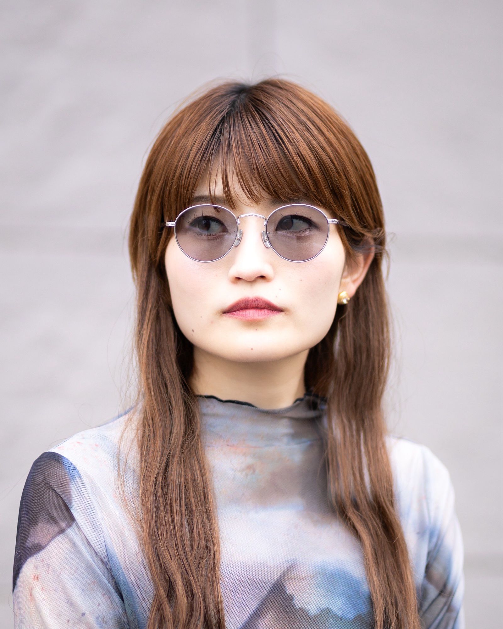 ノチノオプティカル KYOKUSUI NOCHINO-N5 #1 PLUTINUM SILVER FLAME × CLEAR to GREY (調光モデル)