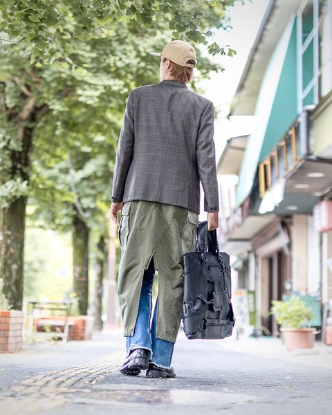 ジュンヤワタナベマン24AW ウールチェック×綿ヘリンボーンコート スタイル 8月3日(土)新作発売！