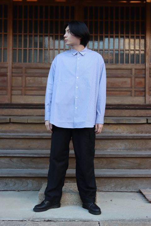 is-ness×THOMAS MASON VENTILATION LONG SLEEVE SHIRT style.2022.2.12.