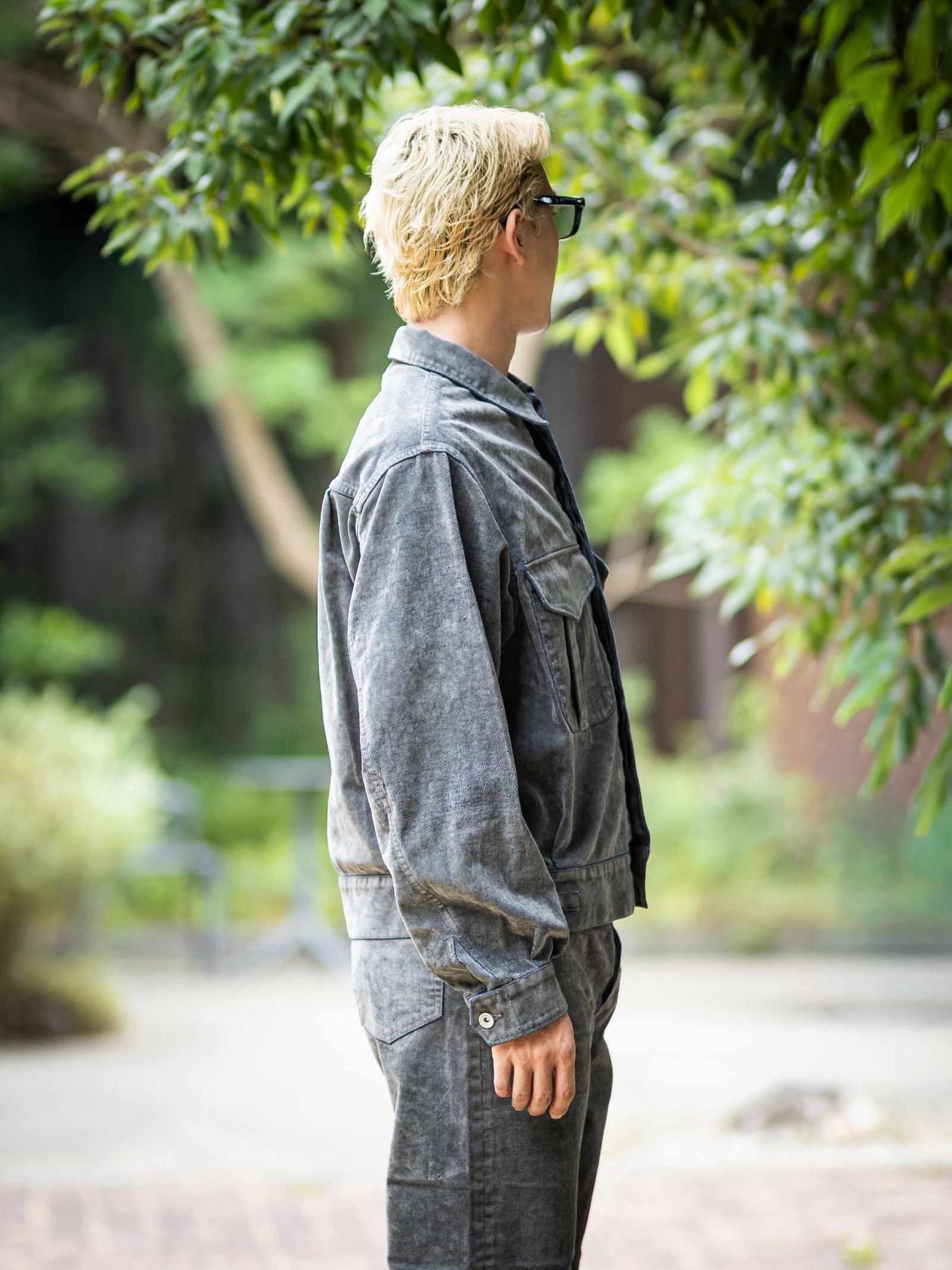 marka CANADIAN MILITARY WORK JACKET MARKスタイル