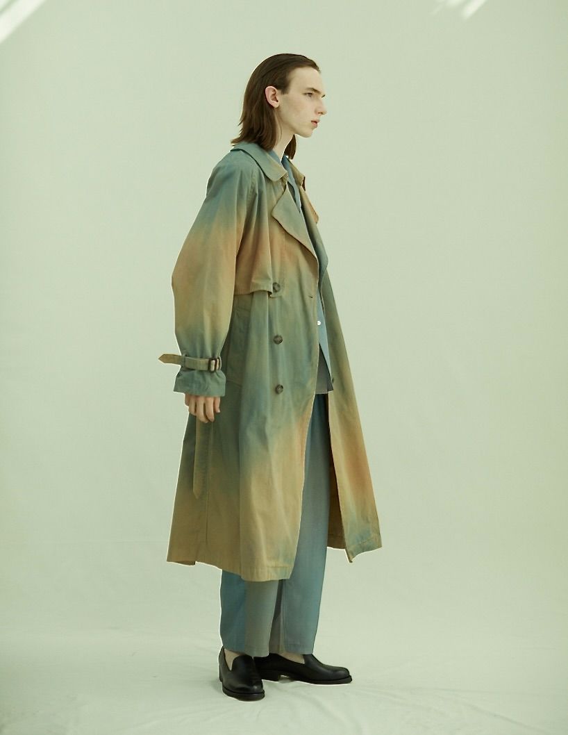 YOKE - ヨーク23SSスプレープリントトレンチコート SPRAY PRINTED TRENCH COAT(YK23SS0438C)BEIGE |  mark