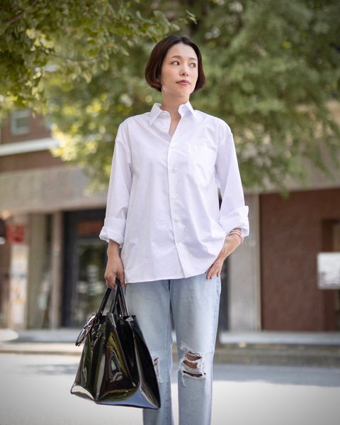 J.B. ATTIRE  Paris white shirts style 2024.08.20