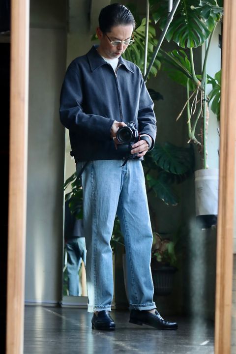 A.PRESSE 23SS Silk Nep Sports Jacketスタイル