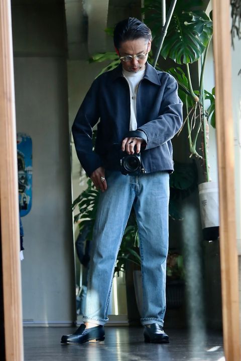 A.PRESSE 23SS Silk Nep Sports Jacketスタイル