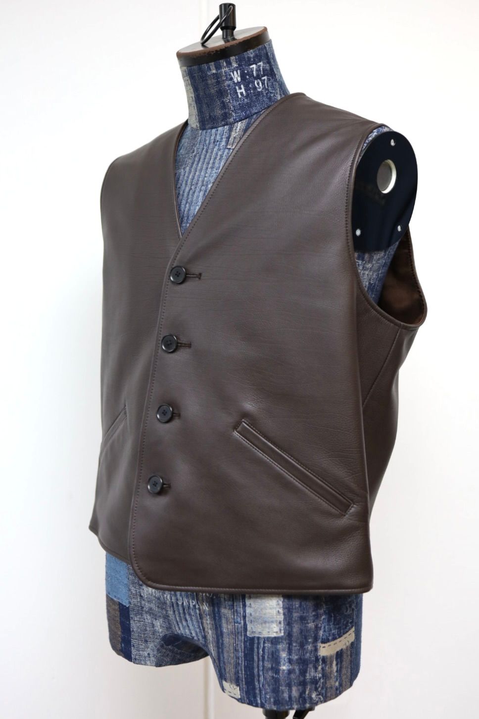 アプレッセ 2026 STYLE1 Leather Vest(26SAP-01-10)BROWN☆3月7日(土)発売！