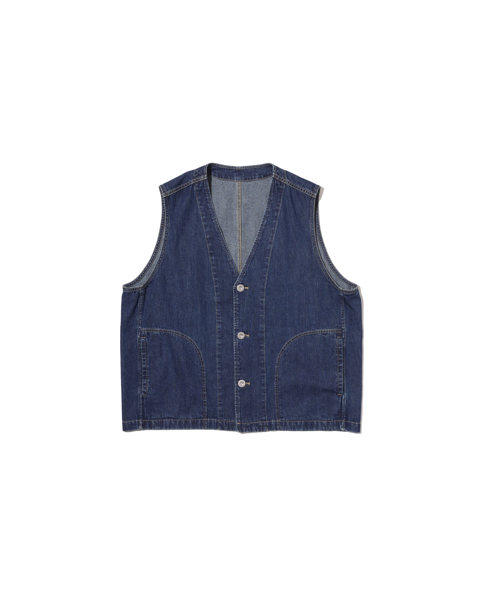 フレッシュサービス WORKERS DENIM VEST(FSC261-30266FB)FADE INDIGO☆12月20日(土)発売！