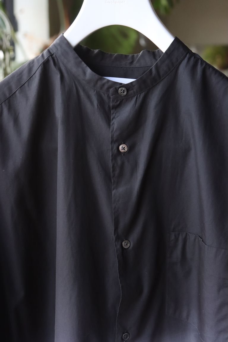 Graphpaper - グラフペーパー24SS Broad S/S Oversized Band Collar 