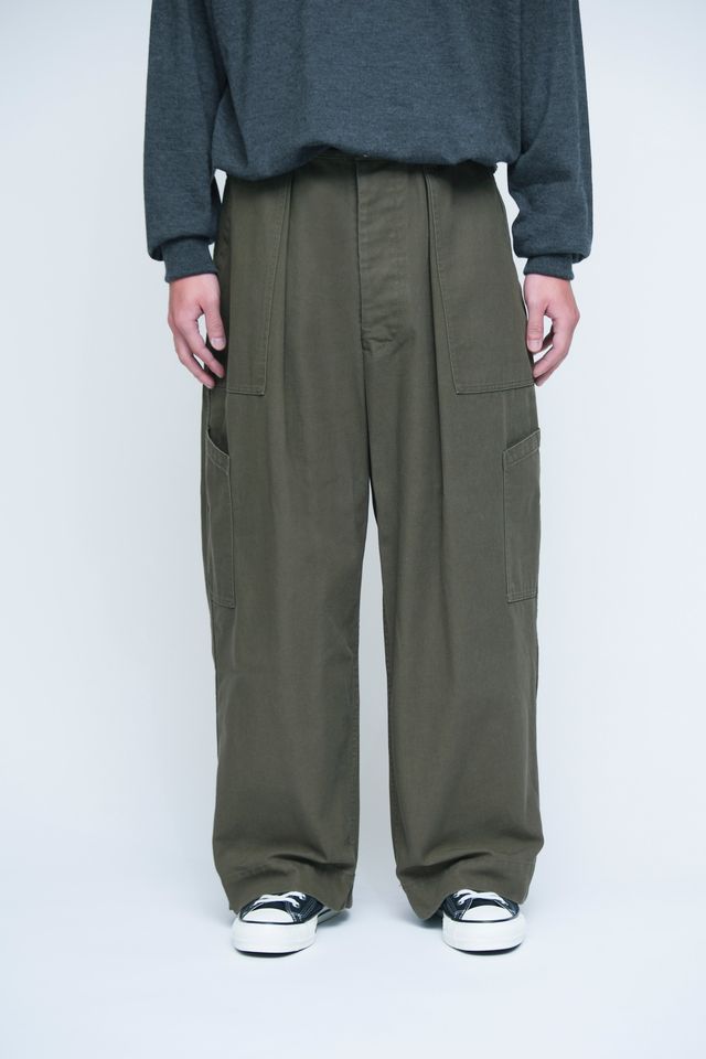 A.PRESSE USAF Hemmed Bottoms Olive サイズ1 A.PRESSE USAF Hemmed Bottoms [OLIVE] - Fresh Service NECESSARY or