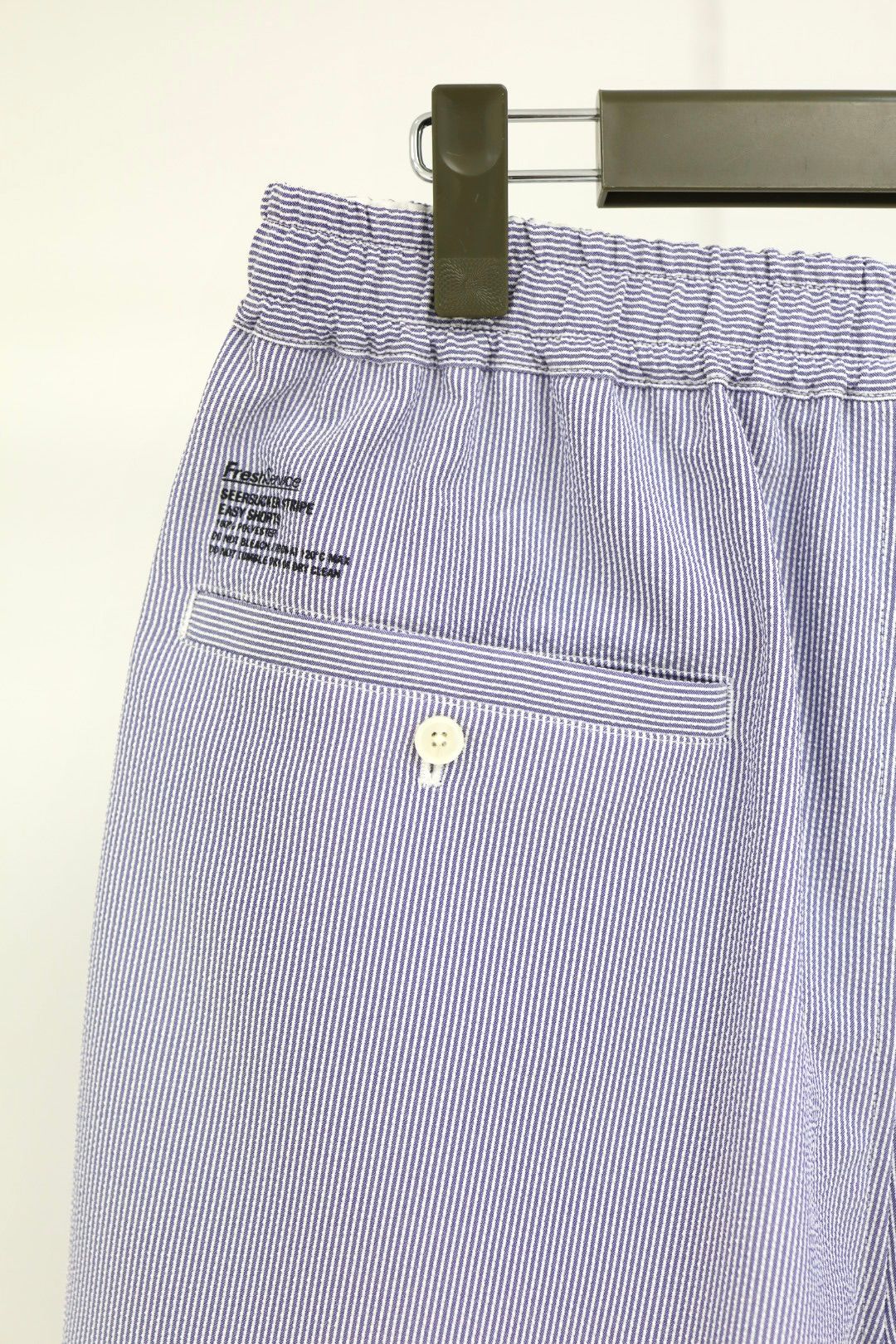 フレッシュサービス 26SS SEERSUCKER STRIPE EASY SHORTS(FSC262-40114)BLUE☆6月13日発売！