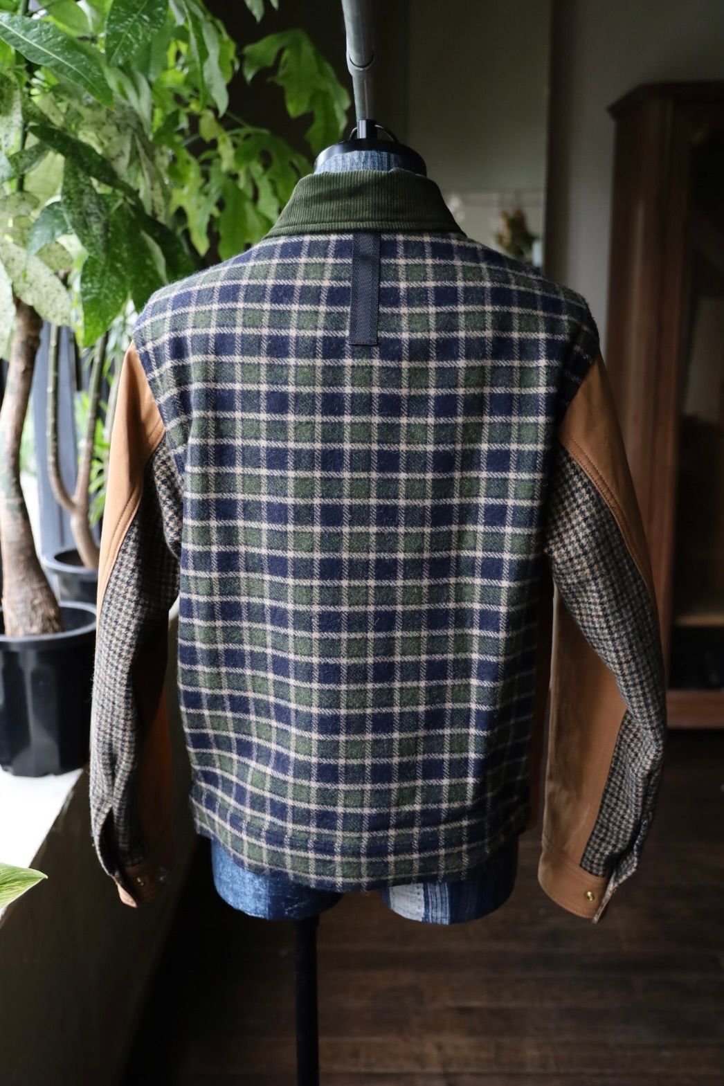 ジュンヤワタナベマン FILSON Wネームジャケット(WP-J014-051)BEIGE×NAVY/GREEN☆8月9日(土)発売！