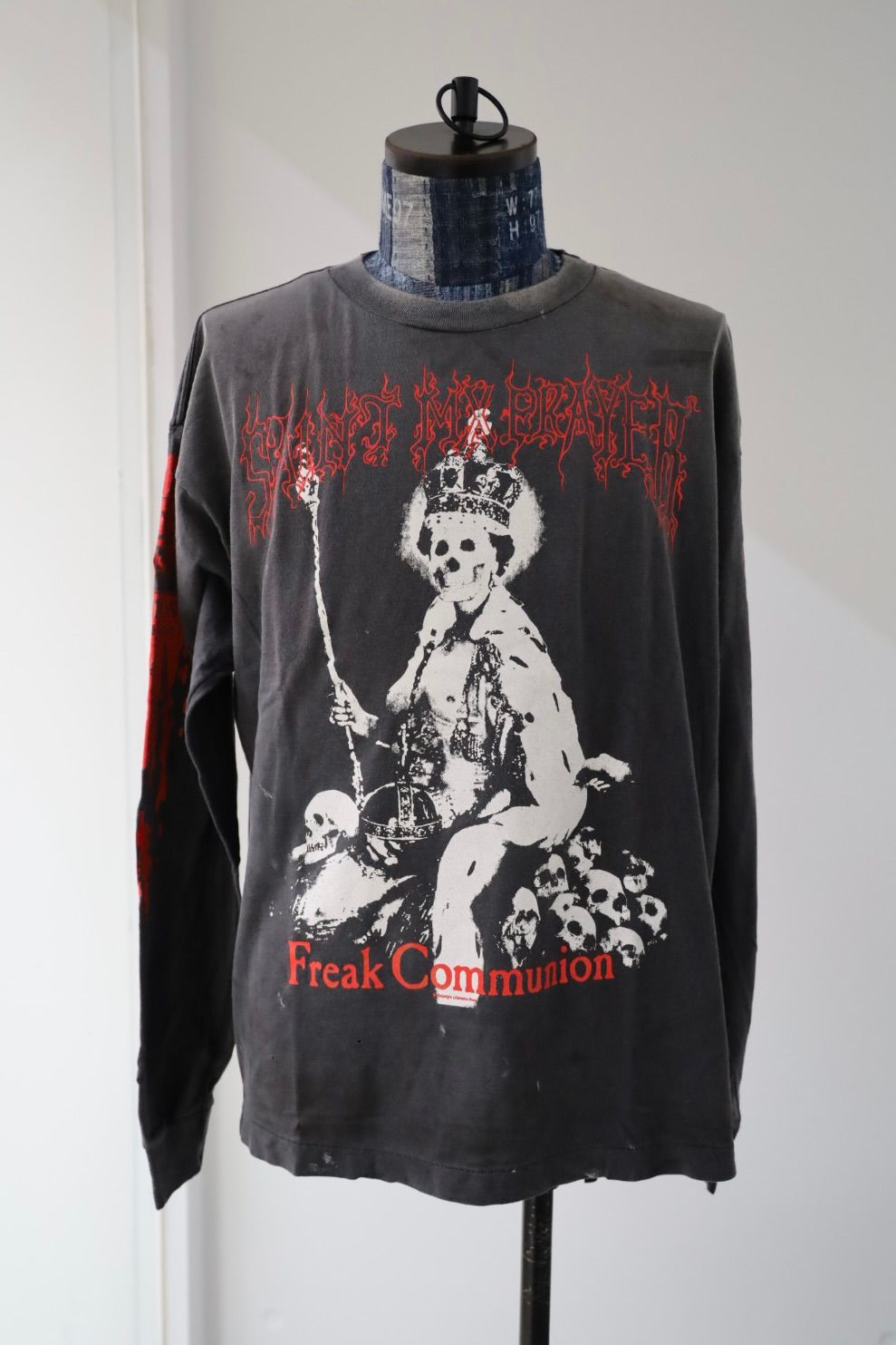 セントマイケル Tシャツ SAINT IS A KISS LS TEE(SM-HR1-0000-028)BLACK★9月13日(土)発売！