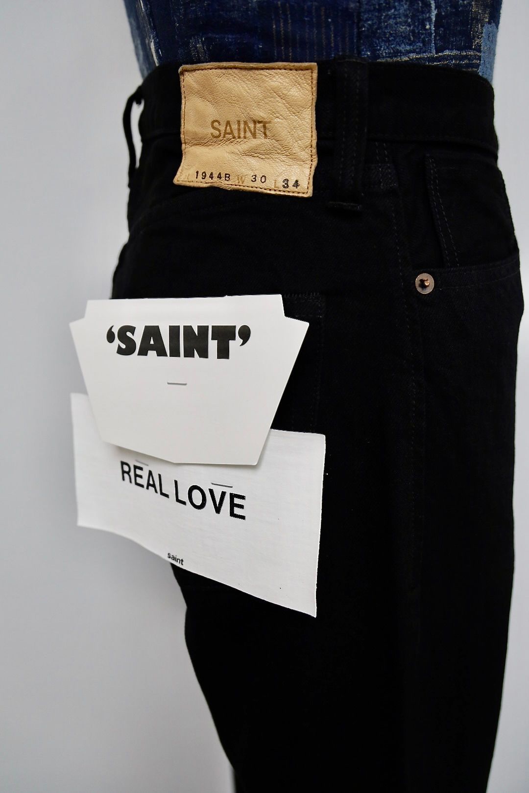 セントマイケル 26SS BLACK DENIM PANTS/STRAIGHT (SM-MK8-0000-077)