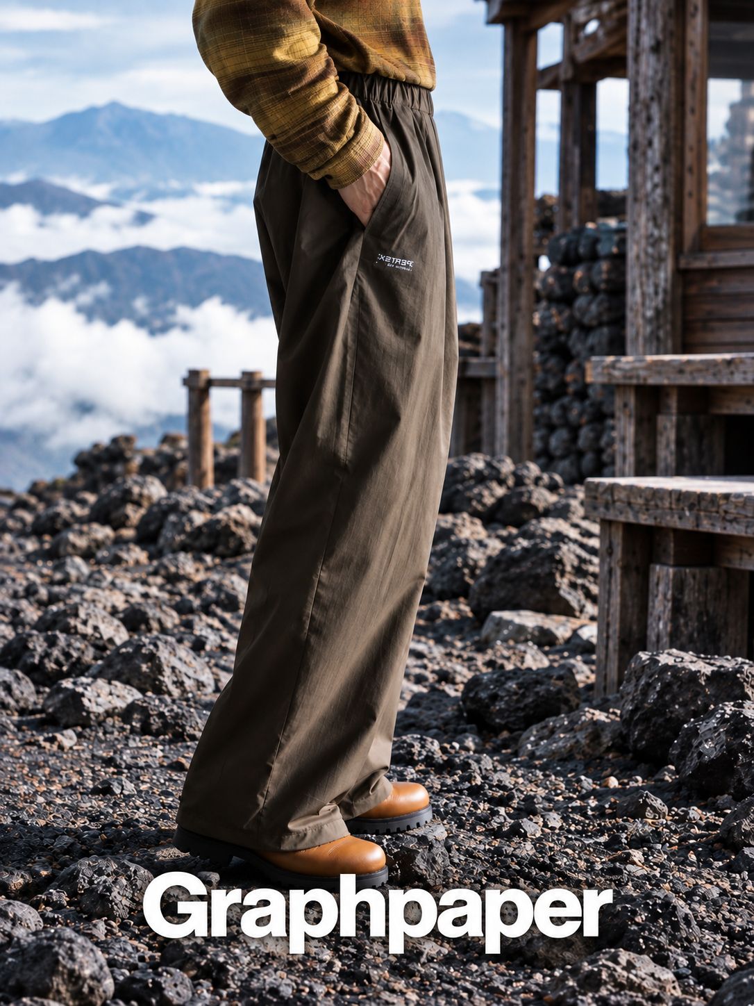 Graphpaper PERTEX® QUANTUM AIR Light Thermo Blouson"BROWN"スタイル2026.9.27.