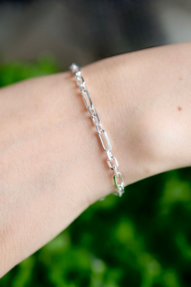 XOLO - XOLO JEWELRY ブレスレット / Mix Cut Link Bracelet -3mm