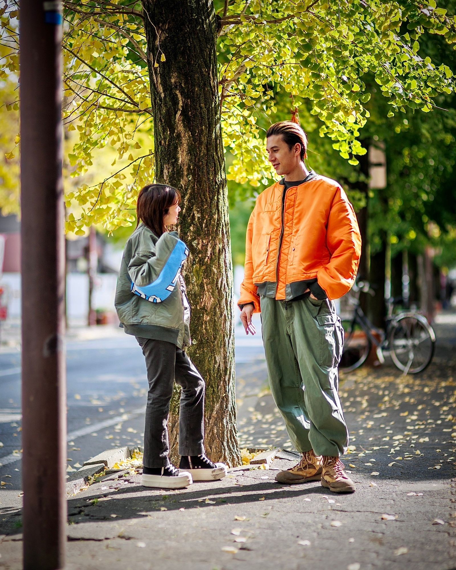 セントマイケル24AW DAMEGE MA-1 (SM-YS1-0000-064)KHAKI