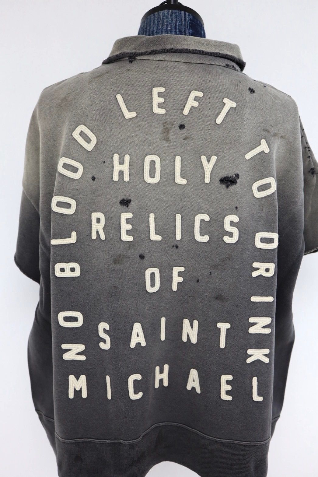 セントマイケル 26SS SAINT HALF ZIP SWEAT(SM-MK8-0000-052)CHARCOAL☆4月11日(土)発売！