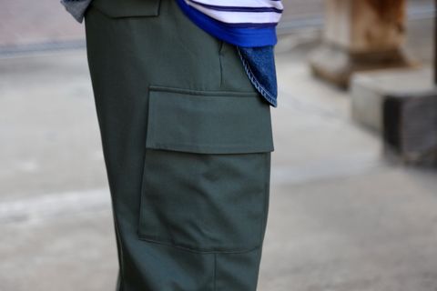 Graphpaper Wooly Cotton Easy Military Pants style.2021.2.21.