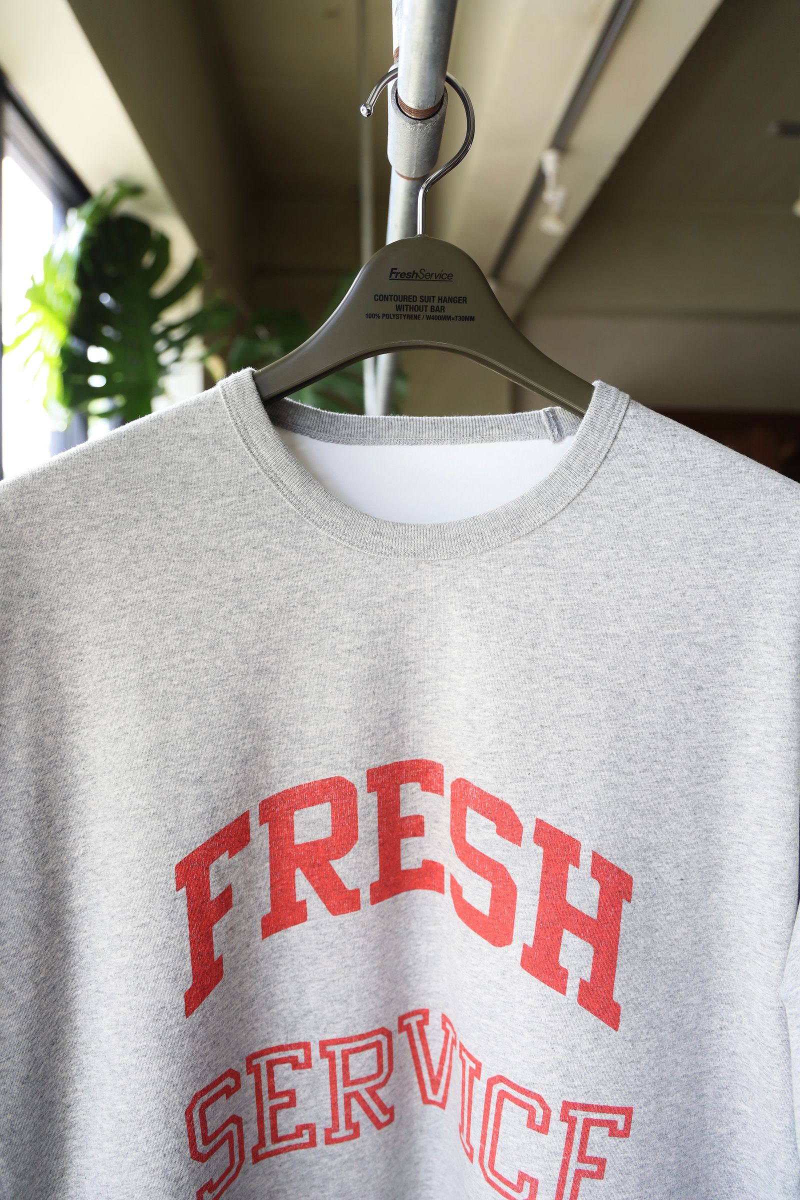 フレッシュサービス REVERSIBLE L/S TEE (FSC252-70041)H.GRAY