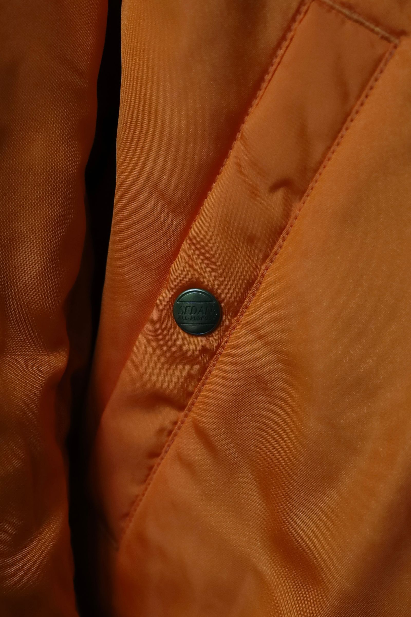 セダンオールパーパス FW24 Reversible CORDURA Flight Jacket(SD24F-JK05) Sage Green × Orange