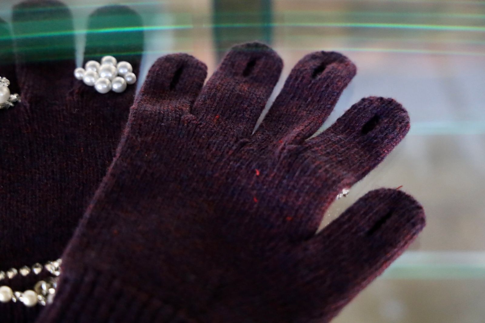 doublet ダブレット 25AW KNIT GLOVES WITH RINGS (25AW88GV05) PURPLE★9月13日(土)発売！