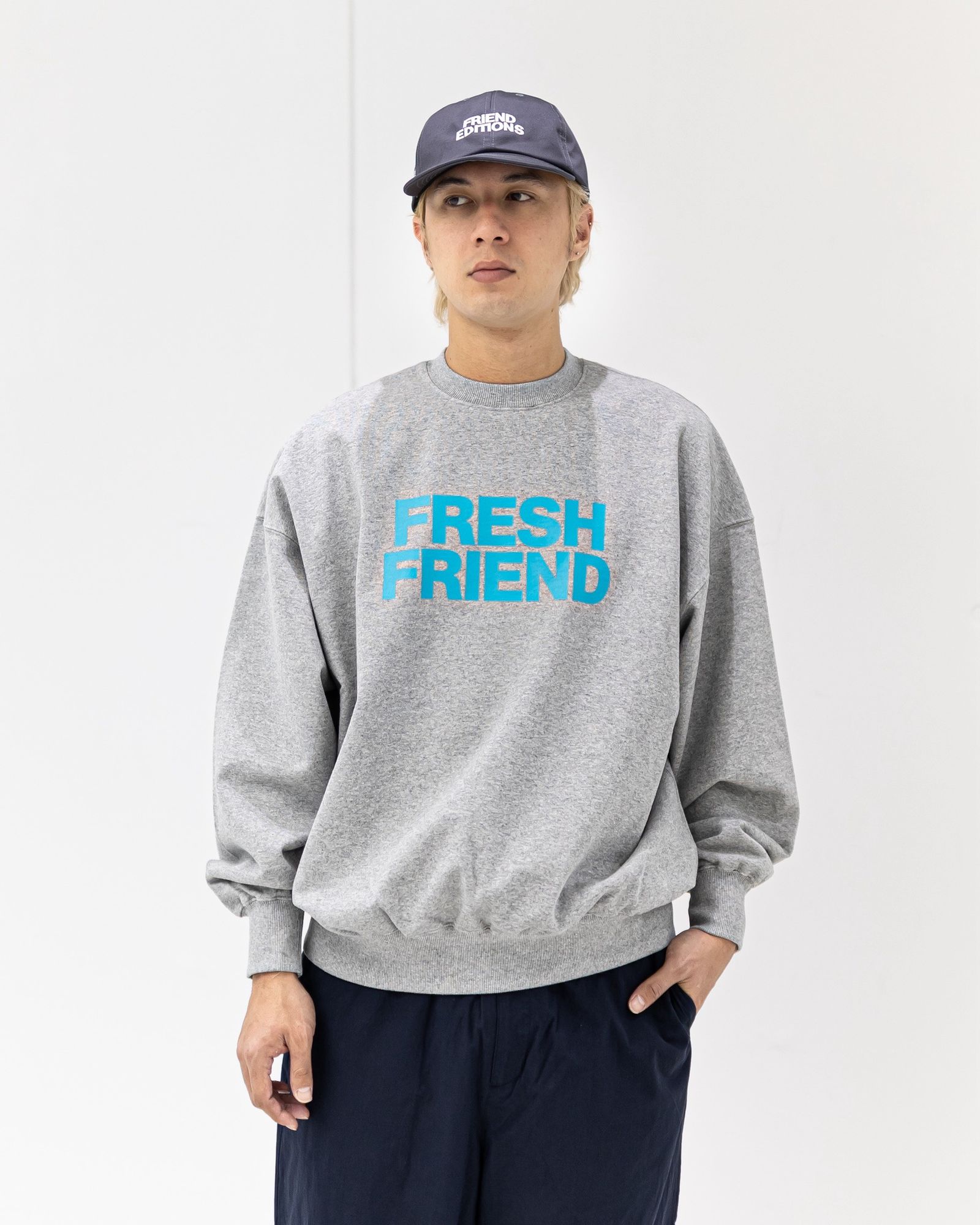FreshService FRIEND EDITIONS LIGHT OZ CREW NECK SWEATER (H.GRAY)新作発売！