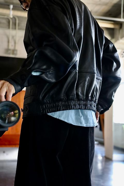 YOKE LEATHER FLIGHT JACKETスタイル2025.9.6.