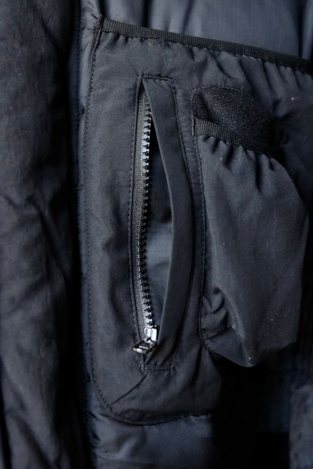 S.F.C エスエフシー23FW GOZILLA 700FILL VEST(SFCFW23J03)Black