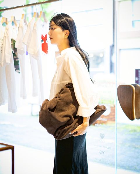 Morphee / モルフェトートバッグ MESSENGER OIL SUEDE(MSG-ODC)DARK CHOCO☆新作入荷！