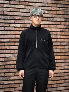 アプレッセ 2026 STYLE2 Vintage Silk Fleece Harf ZIP Jacket(26AAP-01-29)BLACK☆10月17日(土)新作発売！