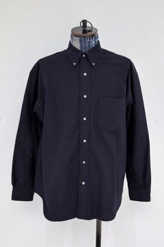 グラフペーパー26SS Oxford L/S B.D Box Shirt (GM261-50020B)BLACK☆1月10日(土)発売！