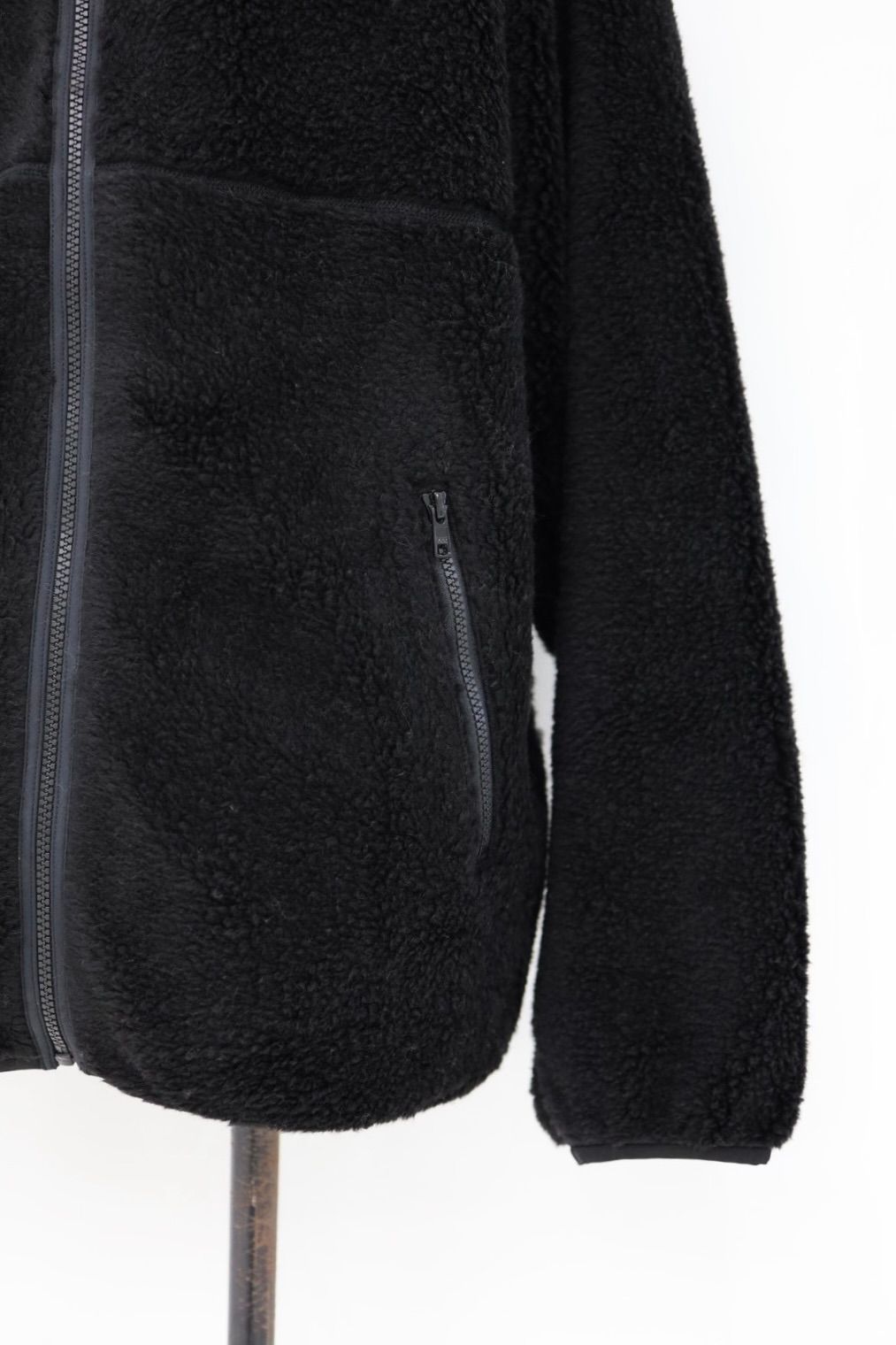 グラフペーパー Wool Boa Zip-Up Blouson(GU263-30340)BLACK☆10月17日(土)発売！