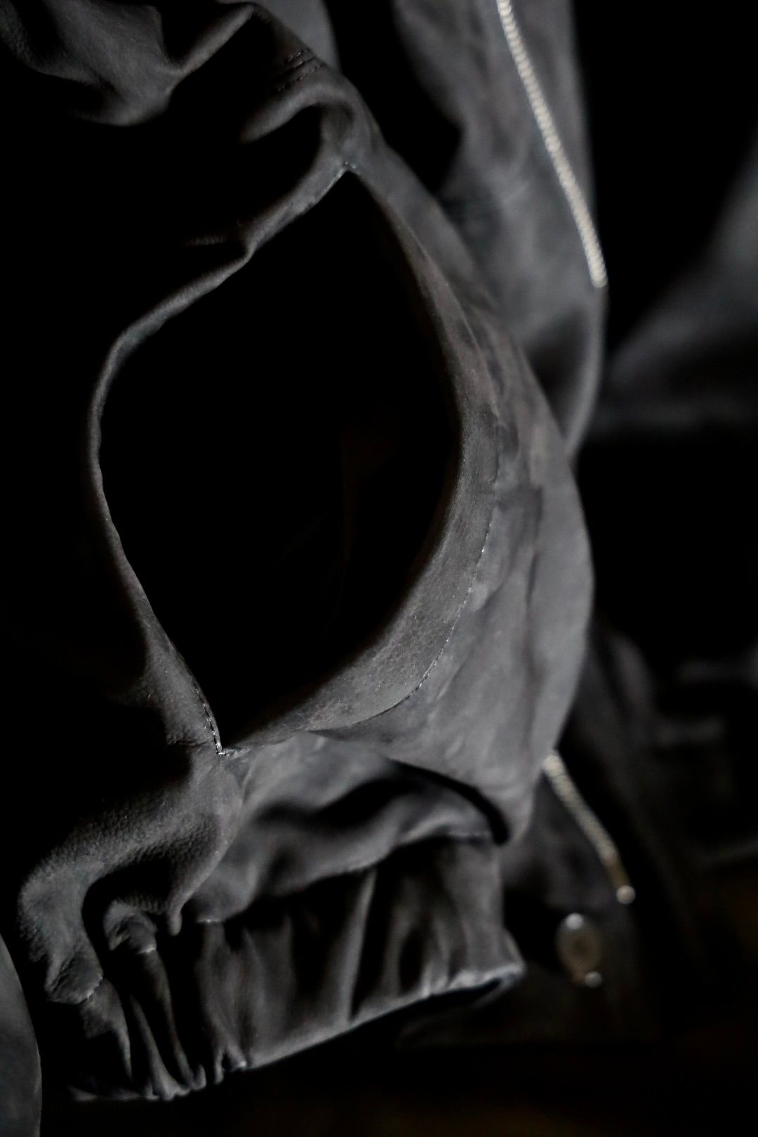 A.PRESSE Nubuck Leather Down Jacketスタイル