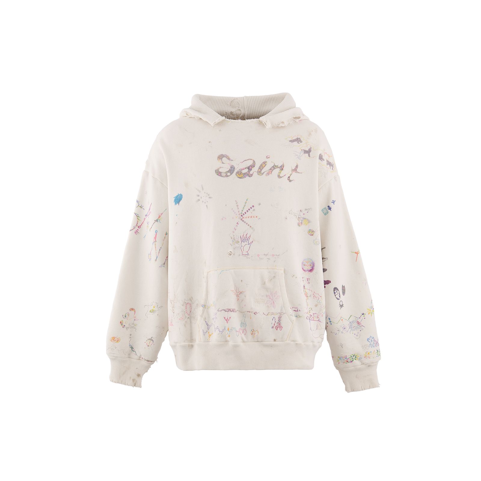 セントマイケル 26SS COCO_DOUBLE FACE HOODIE (SM-MK8-0000-C17)WHITE☆2月21日(土)10:00発売！