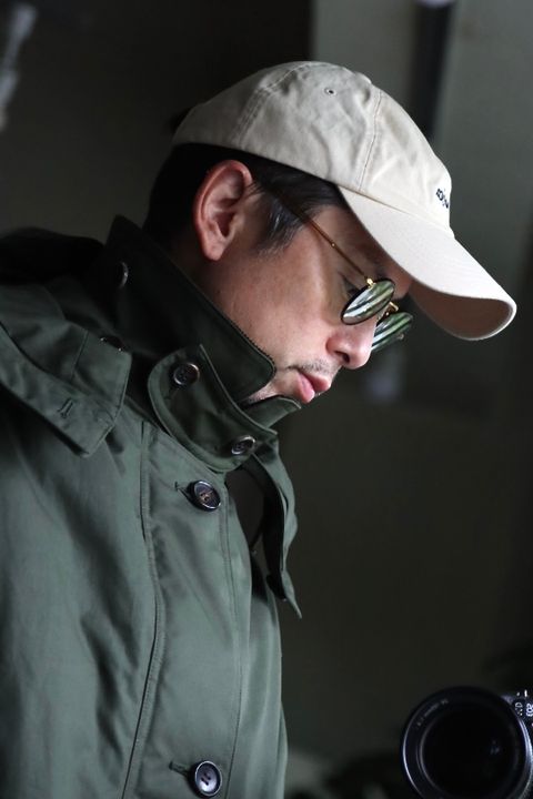 アプレッセ22FW Ventile Hunting Half Coatスタイル.2022.10.1.