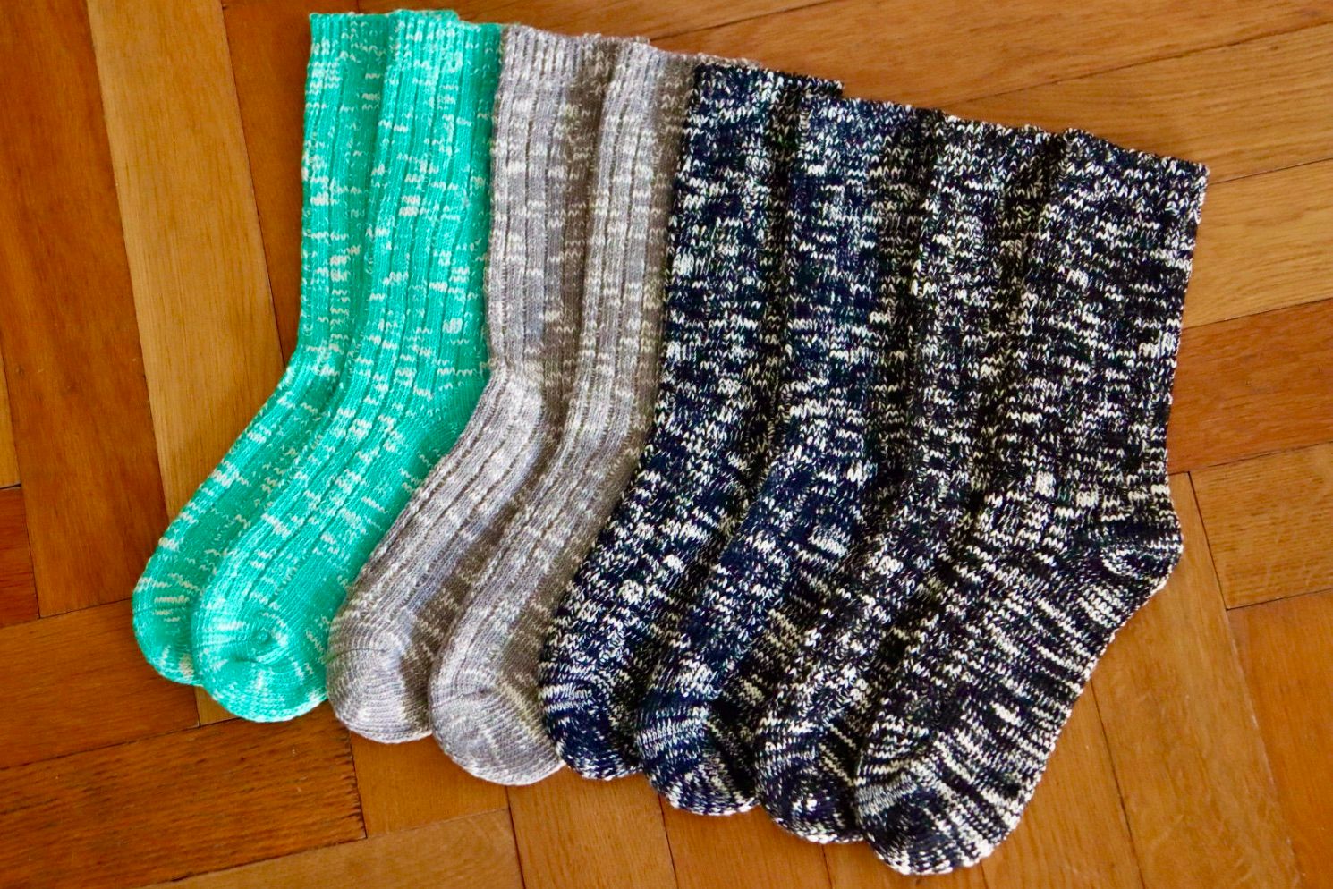 フレッシュサービスソックス 2-PACK SLUB CREW SOCKS (FSP253-90031B)BLACK☆8月2日(土)新作発売！