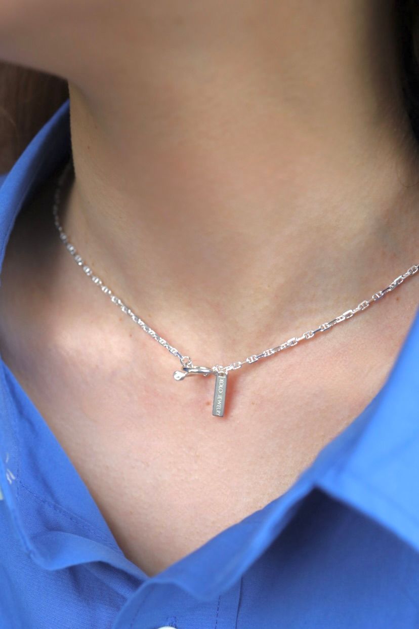 XOLO - XOLO JEWELRY ネックレス / Tiny Solid Anchor Link Necklace