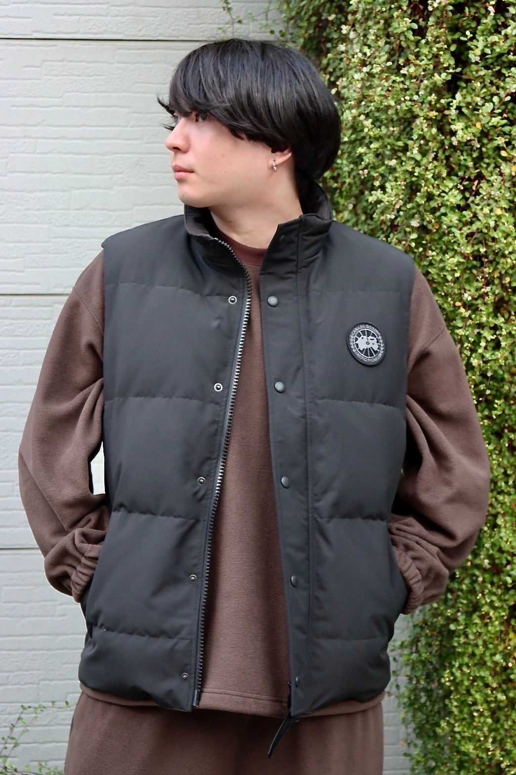 CANADA GOOSE - カナダグース22AW GARSON VEST BLACK LABEL(4151MB