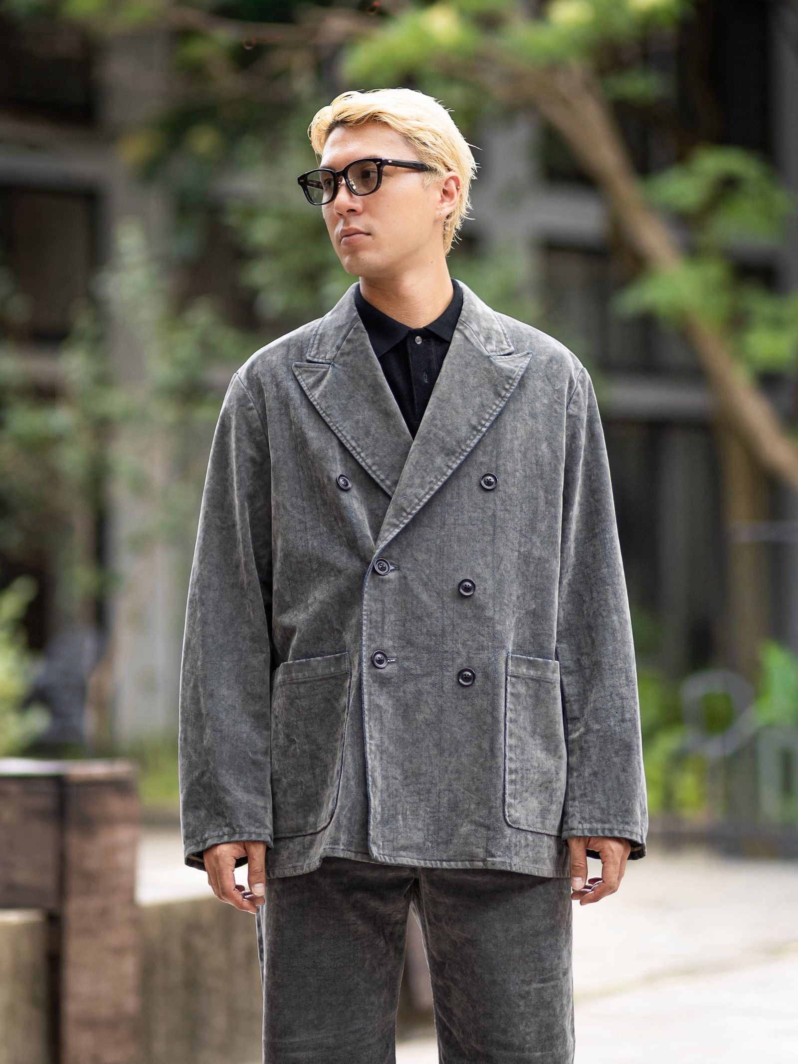 マーカ 26AW RELAXED FIT W.B JACKET(M26C09JK01C) GRAY ☆新作発売！
