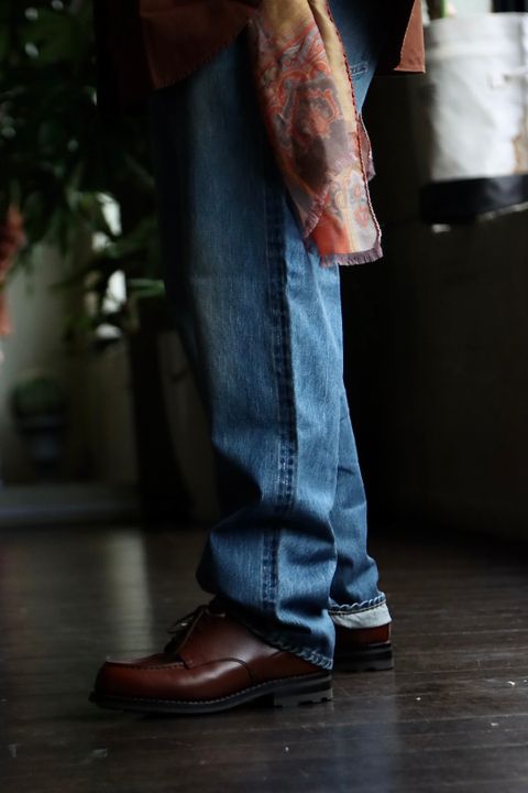 A.PRESSE 23SSデニム Washed Denim Pants E(23SAP-04-24H)BLEACHスタイル