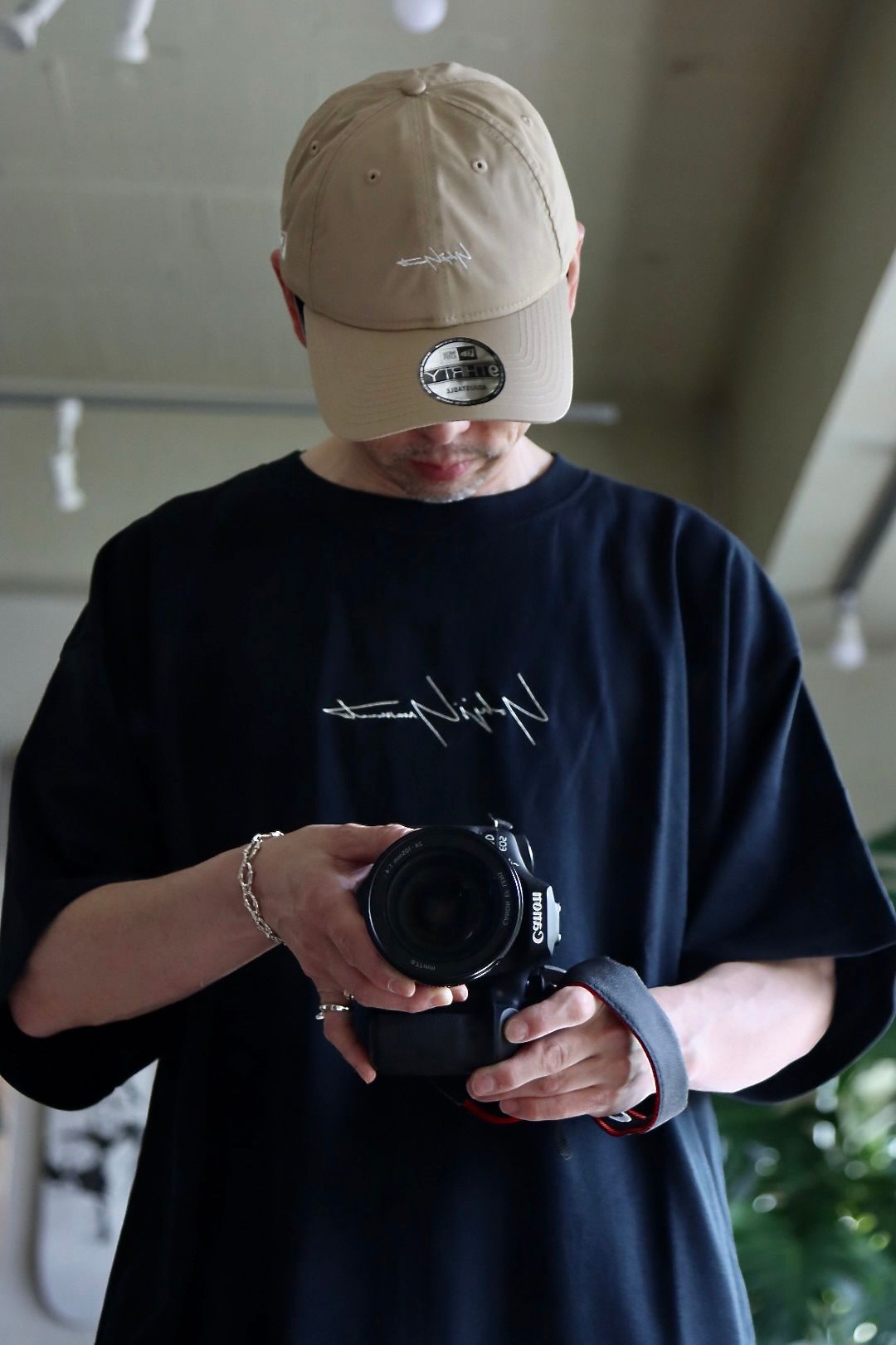 Yohji Yamamoto×New Era OVERSIZED PERFORMANCE SHORT SLEEVES TEE 